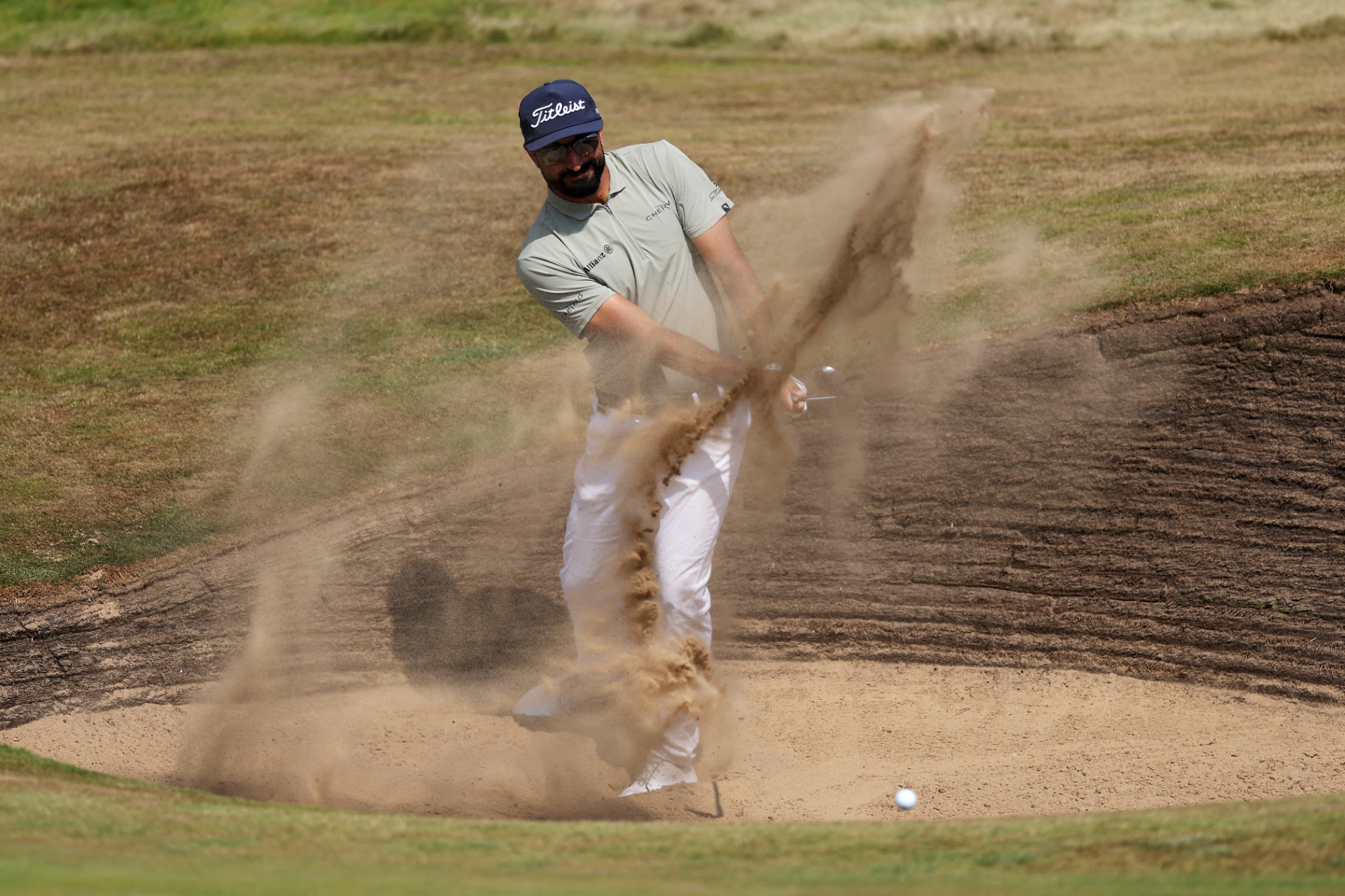 Sand Explosion at The Open