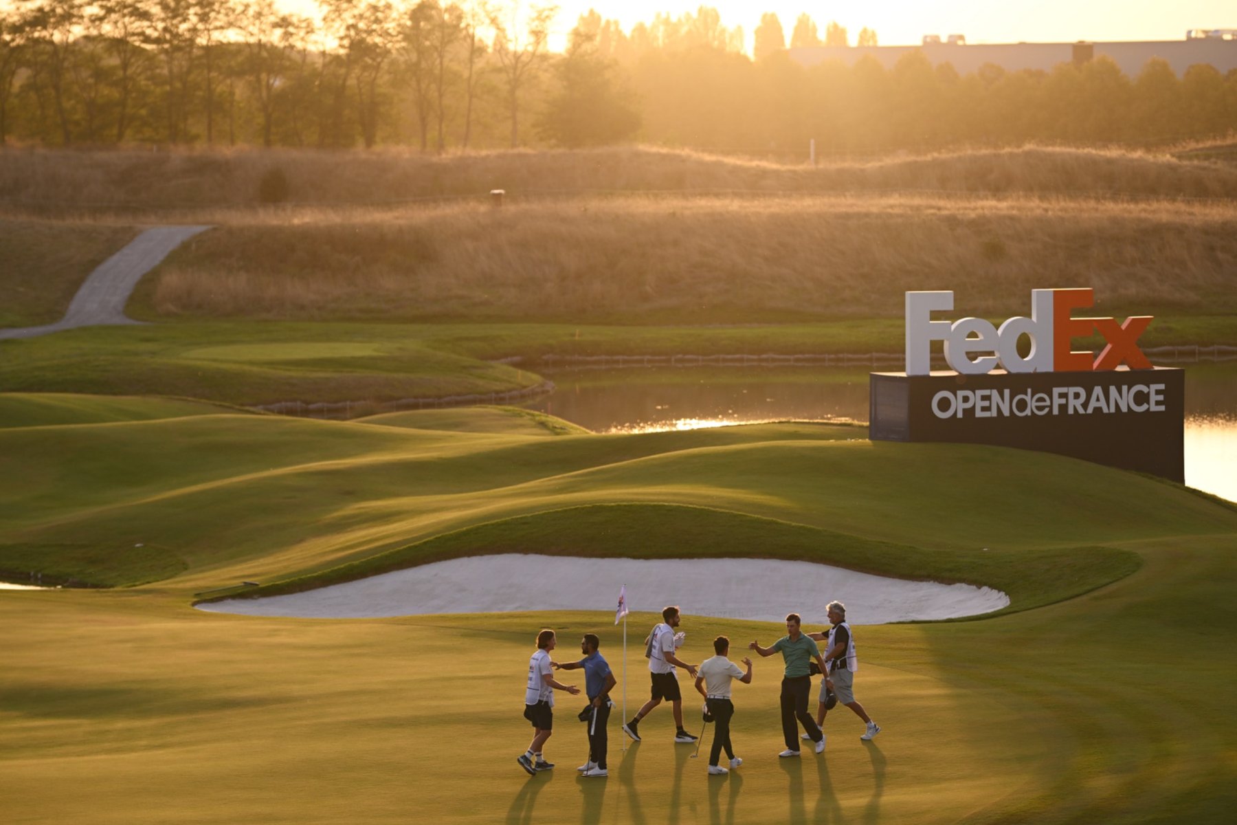 Sunset at Le Golf National